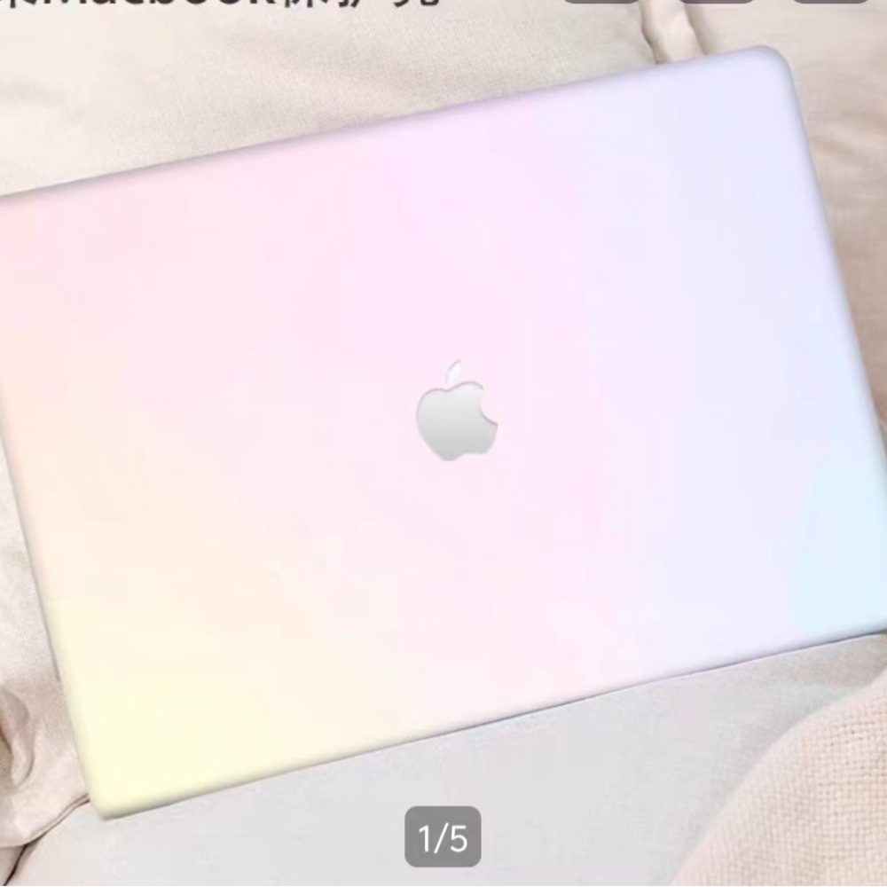 Pastel Iridescent Finish laptop case for MacBook Air 💻 13 inches